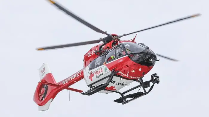 Der Verletzte wurde mit dem "ARA-3" ins BKH Lienz gebracht 