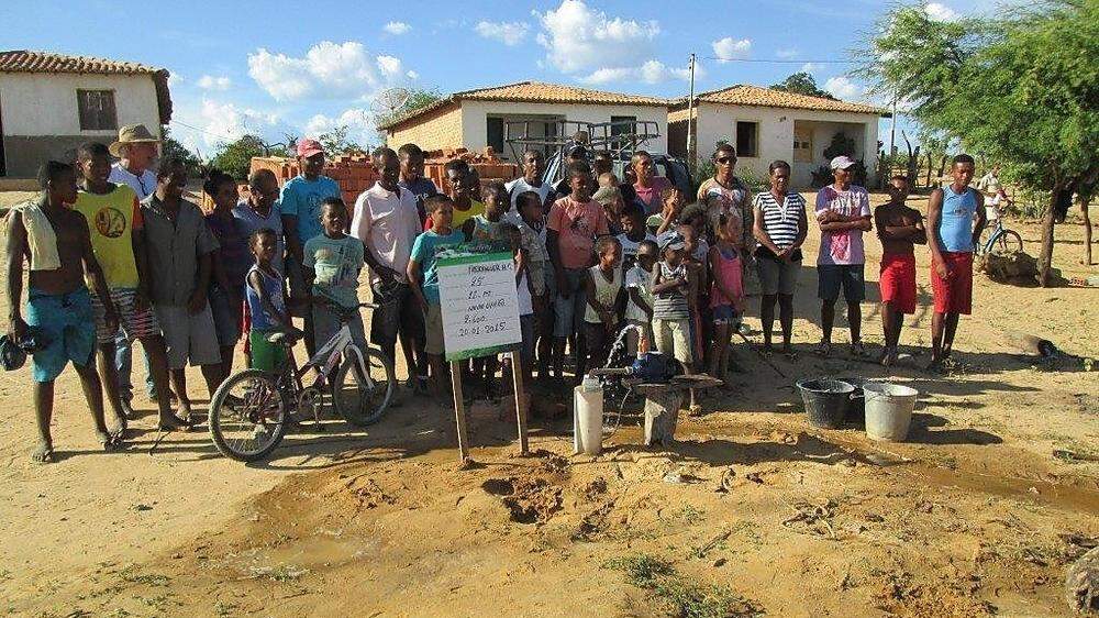 Josef Fink initiierte Brunnenhilfe für Brasilien