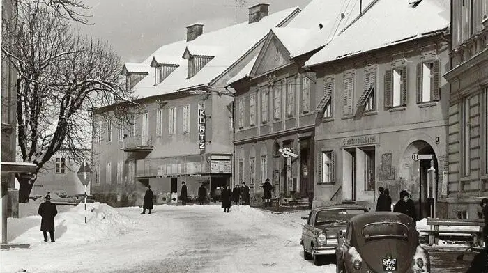 Das Kaufhaus Mörath in Gleisdorf - aufgenommen in den 60er Jahren