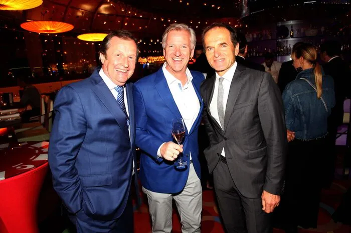 Casino-Direktor Othmar Resch (rechts) mit Filmemacher Klaus Graf (Mitte).