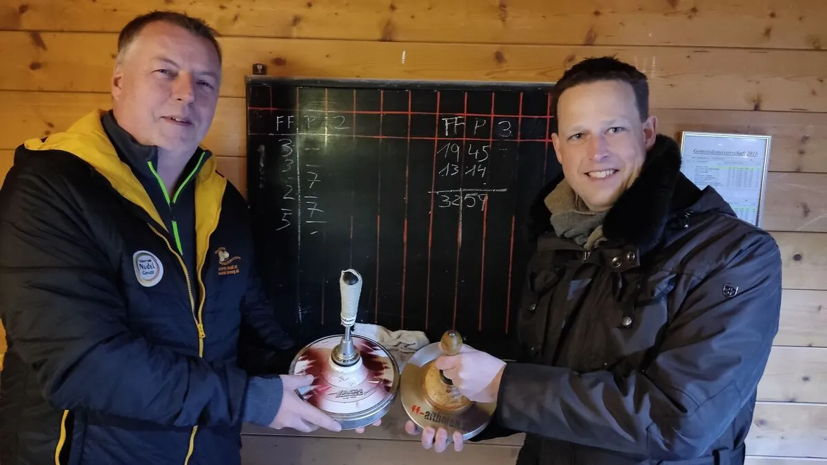 Die Teamleiter Dieter Jeran und Wilhelm Mitterdorfer