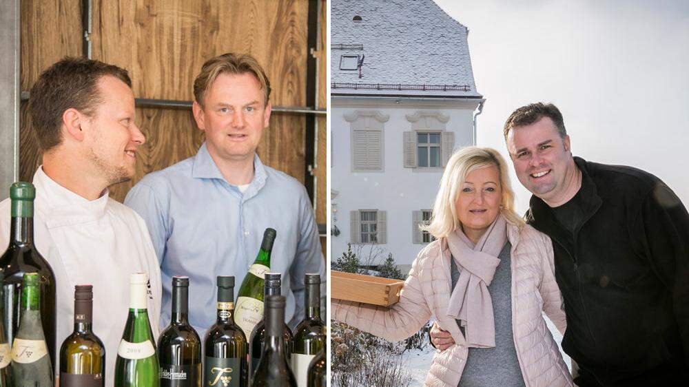 Teilen sich Platz eins in der Steiermark: Weinbank und T.O.M. im Pfarrhof