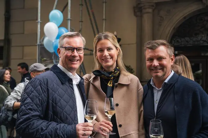 Widakovich mit Klaus und Caroline Weikhard