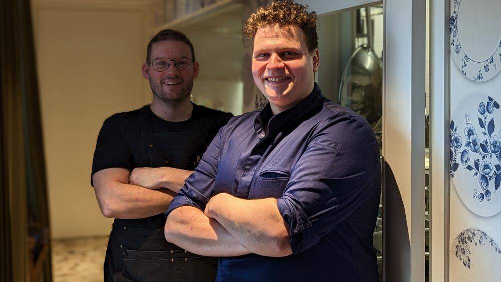 Kaffeemacher Martin Kribitsch (links) und Küchenchef Florian Hipp