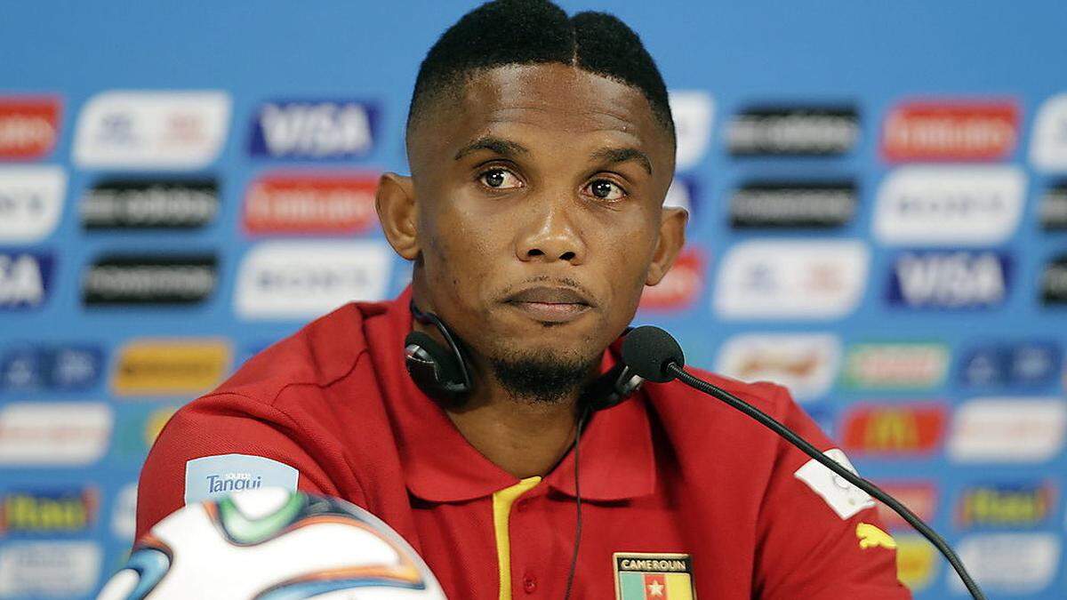 Kameruns Teamspieler Samuel Eto'o schimpft über seinen türkischen Klub