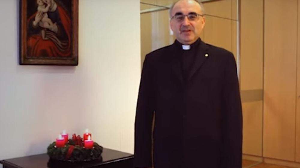 Bischof Wilhelm Krautwaschl veröffentlichte über soziale Medien einen Weihnachtsgruß