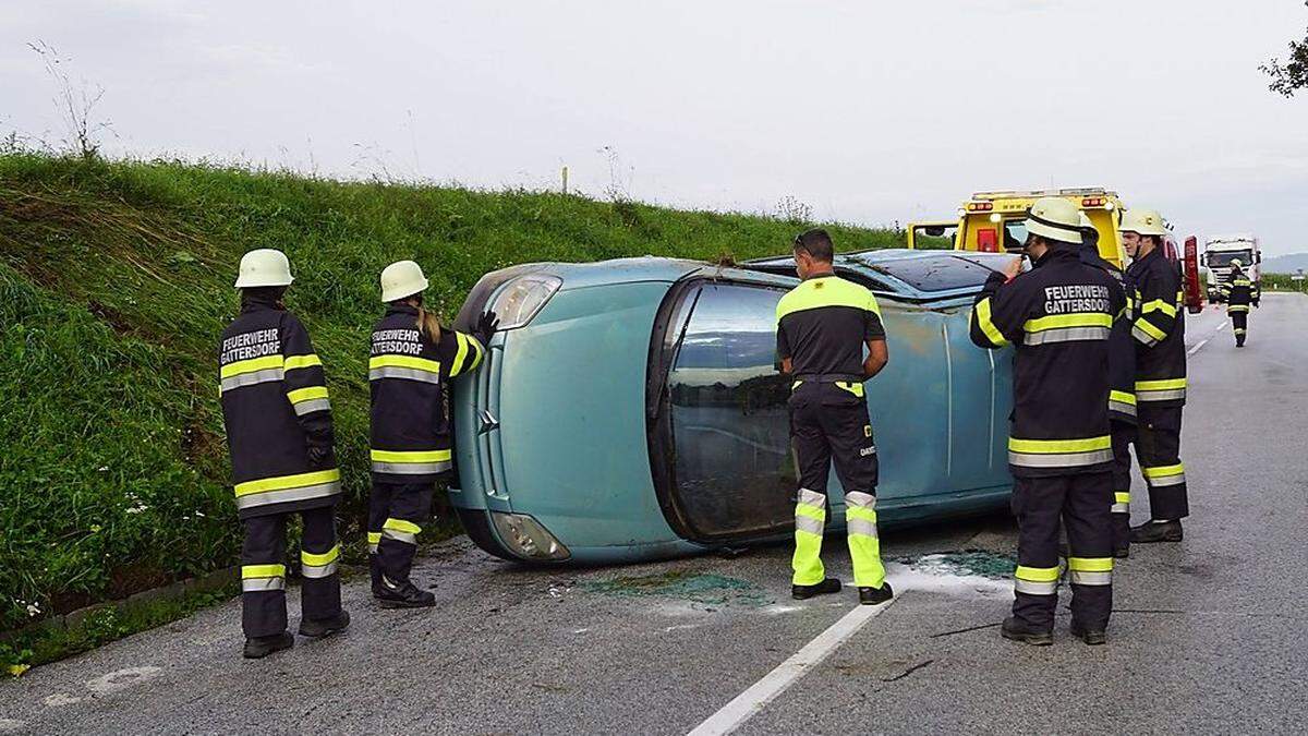 Die FF Gattersdorf und die FF St. Stefan führten die Bergungsarbeiten durch