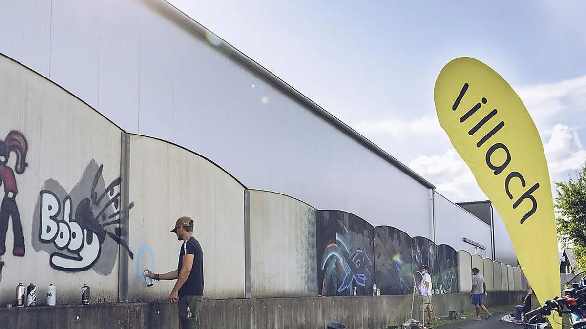 Street Art und Graffiti wird in Villach Raum geboten