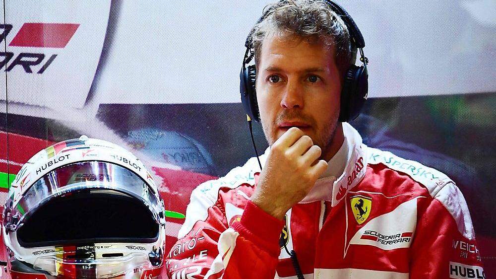 Sorgenfalten bei Vettel und Ferrari