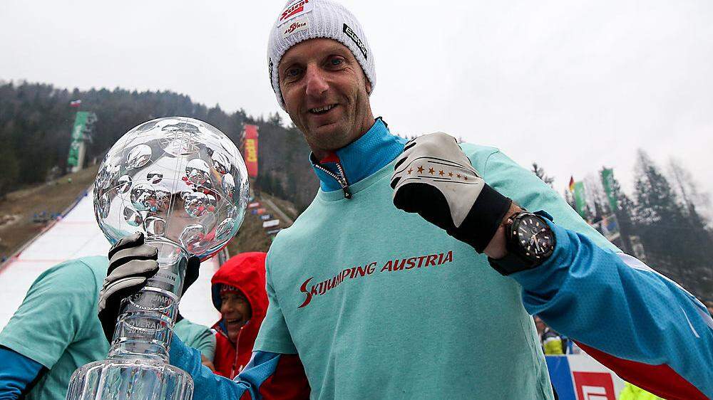 ÖSV-Skisprung-Cheftrainer Heinz Kuttin hat eine äußerst erfolgreiche Saison hinter sich