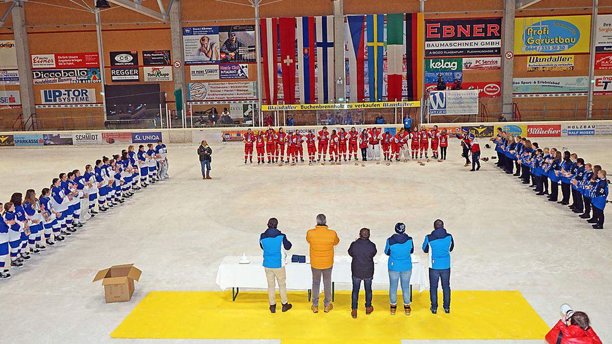 In der Eissportarena wurde 2022 das &quot;Youth Olympic Festival&quot; eröffnet