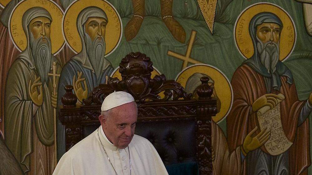 Papst Franziskus in Tiflis 
