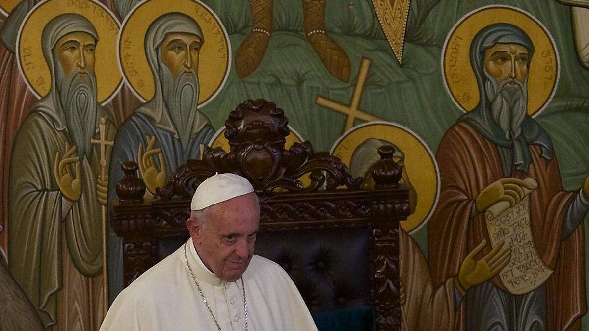 Papst Franziskus in Tiflis 