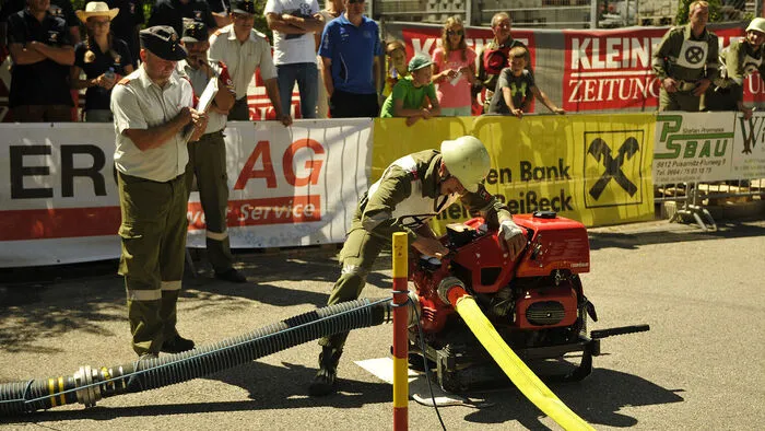 Action war am Samstag, den 20. August 2016, beim vierten Abschnittsleistungsbewerb der Feuerwehren in Pusarnitz angesagt.