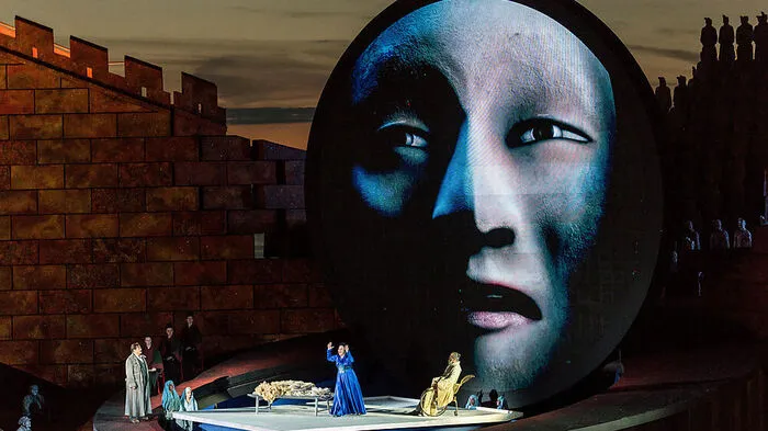 Eine Aufnahme der Proben von ,Turandot'