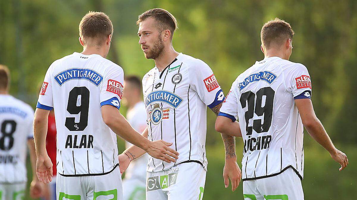 Der SK Sturm testet heute gegen ZSKA Moskau