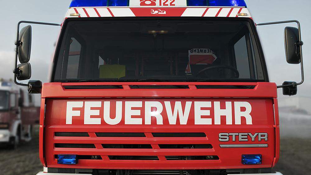 Die Freiwillige Feuerwehr Voitsberg rückte zum Unfall aus