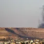 Rauch steigt über Sanaa auf