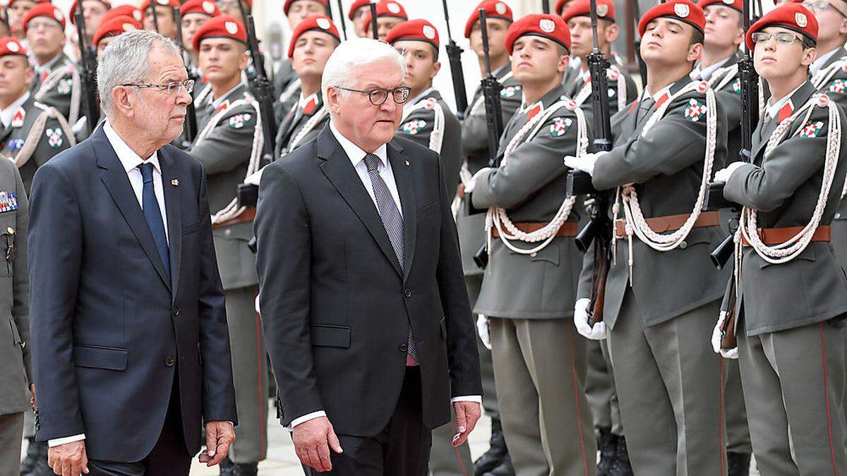 Van der Bellen und Steinmeier in Wien