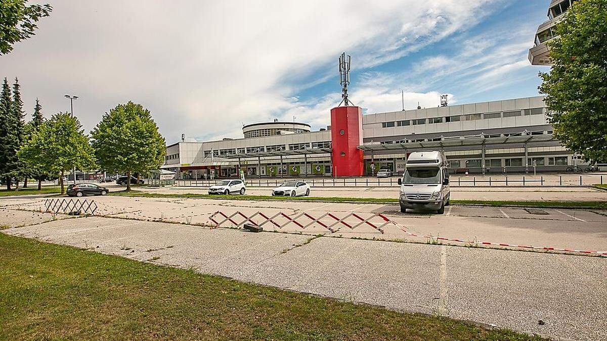 Momentan ist es sehr ruhig am Klagenfurter Flughafen 