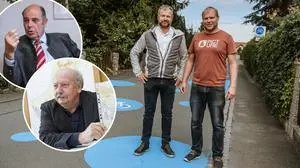 Bürgermeister Robert Tulnik und sein 2. Vizebürgermeister David Ziegler machten neun Straßen zur Fahrradzone. Altbürgermeister Karl Ziegler sammelt nun Unterschriften dagegen, der Mellacher Altbürgermeister Johann Wagner lud zu einer Protestveranstaltung