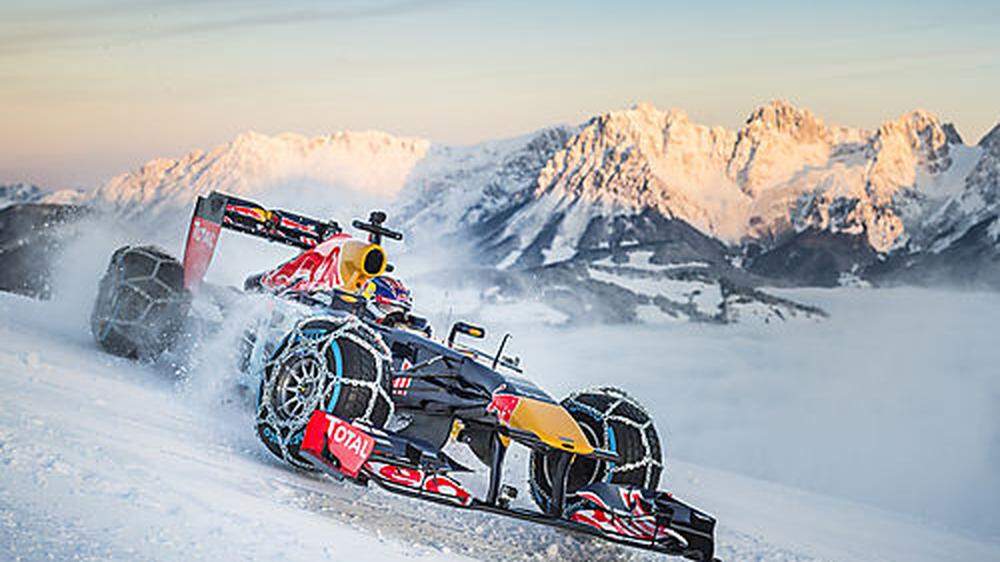 Der Red Bull auf Schnee - ein Ereignis