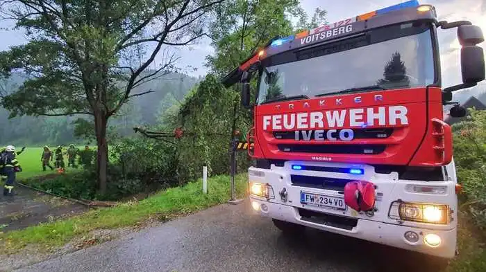 Klicken Sie sich durch die Fotos der Unwettereinsätze der FF Voitsberg!
