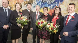 Die neue Regierung ist in Amt und Würden