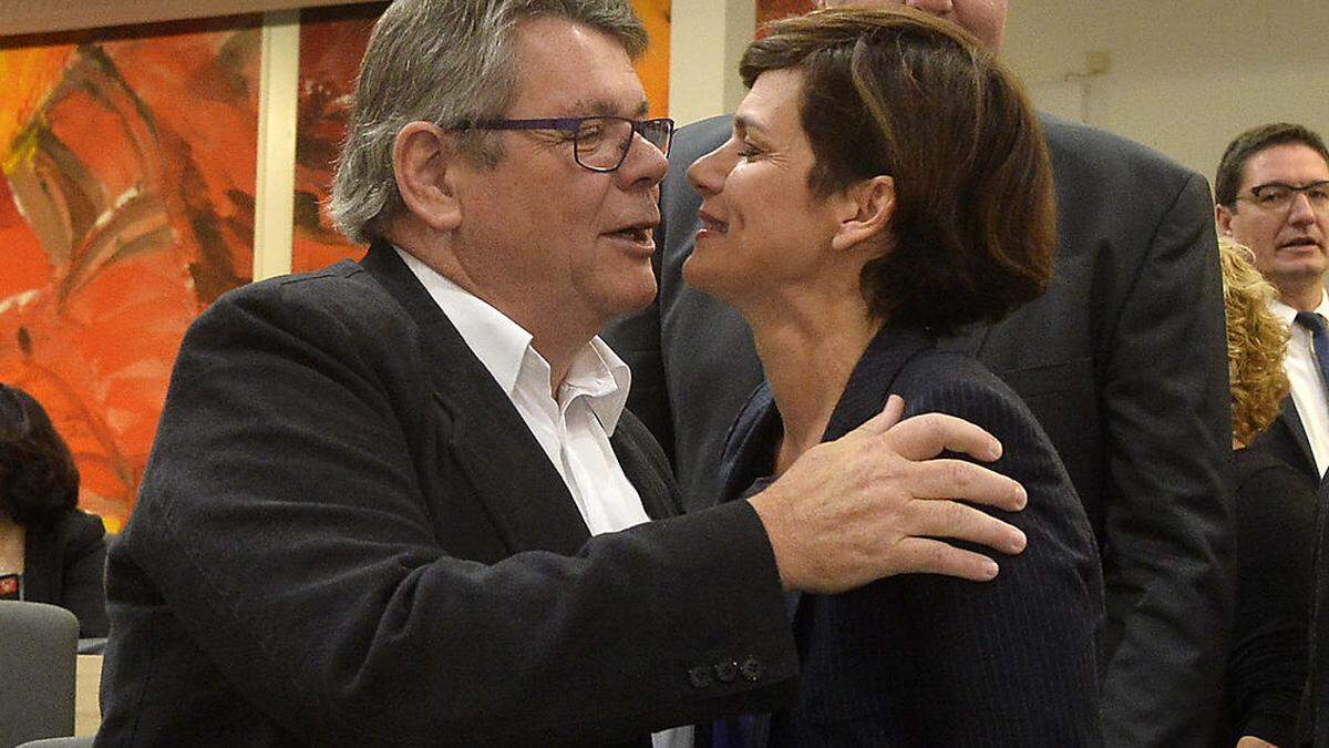 SPÖ-Chefin Pamela Rendi-Wagner und ÖGB-Präsident Wolfgang Katzian