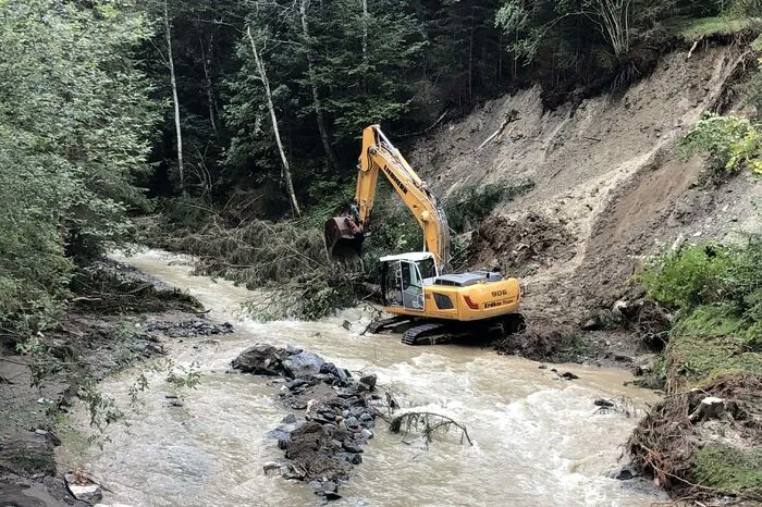 Die Arbeiten dürften noch Monate andauern.