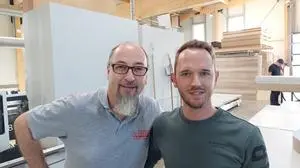 Armin Grabner aus Oberwölz mit Junior-Chef Johannes Forstner