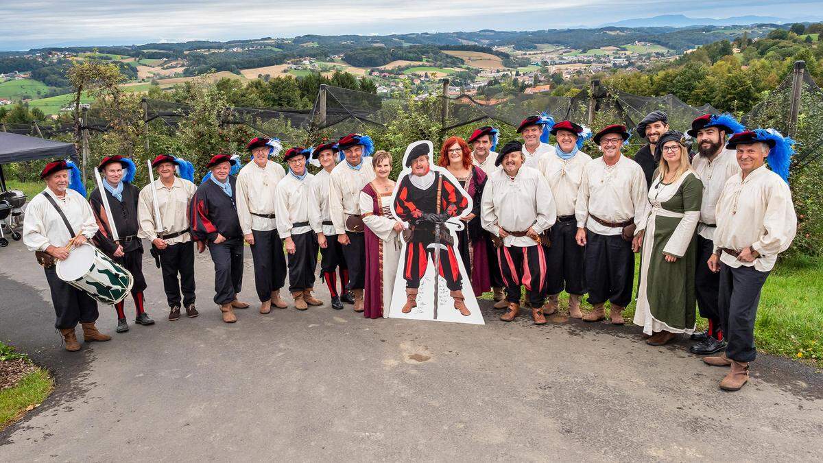 Der Kulturverein „Landsknechte zu Gnas“ zählt rund 30 Mitglieder