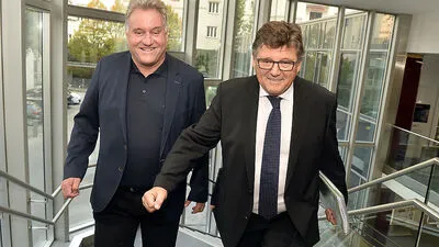 Rainer Wimmer (r.) und Karl Dürtscher