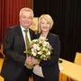 Landeshauptmann-Stellvertreter Anton Lang mit Bürgermeisterin Andrea Winkelmeier