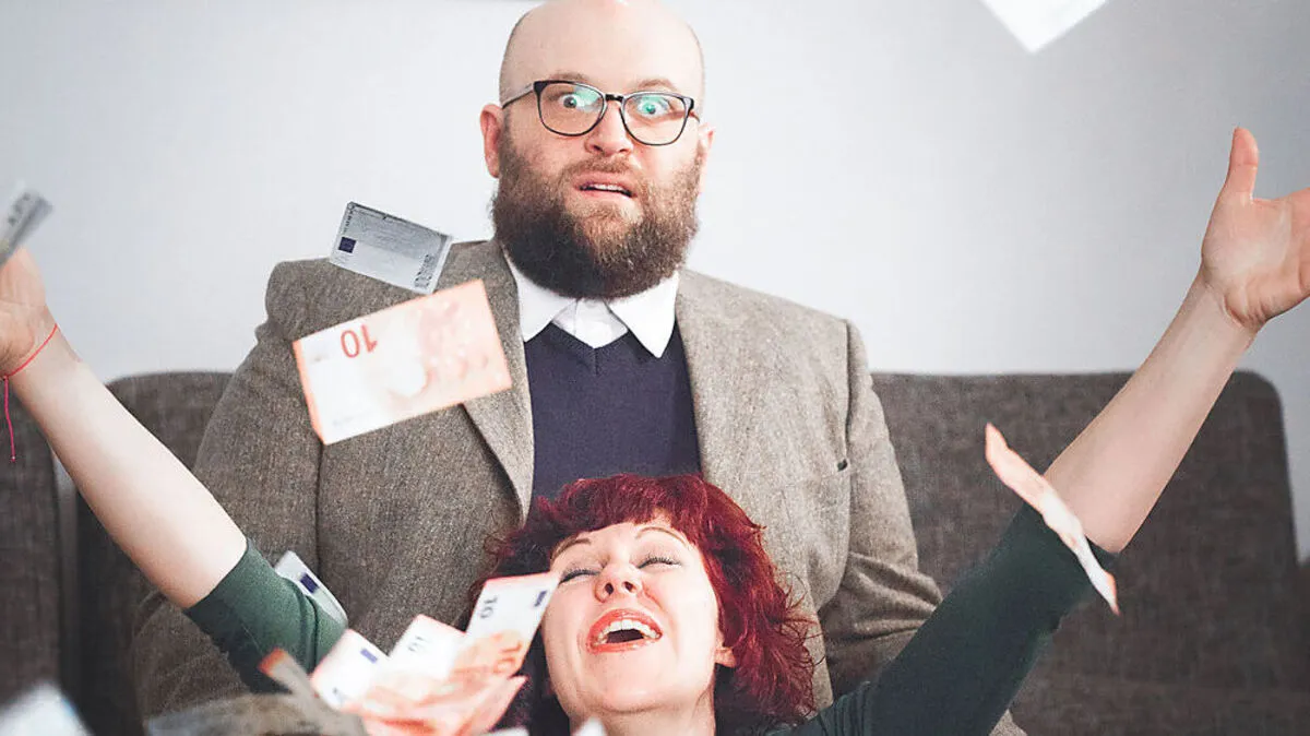 Geldregen: Da flattern die Scheine und die Nerven