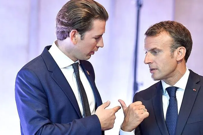 Kurz und Macron haben noch Meinungsunterschiede in der Ausrichtung der EU in der Migrationsfrage.