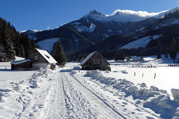 Die Eisenerzer Ramsau lädt zu Spaziergängen und auch zum Langlaufen ein.