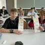 Matthias und Elias aus der 3a der Mittelschule 2 Leibnitz bekamen gestern ihr erstes Pickerl im neuen Ninja-Pass