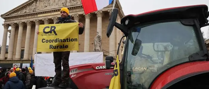 Bauernproteste in Paris