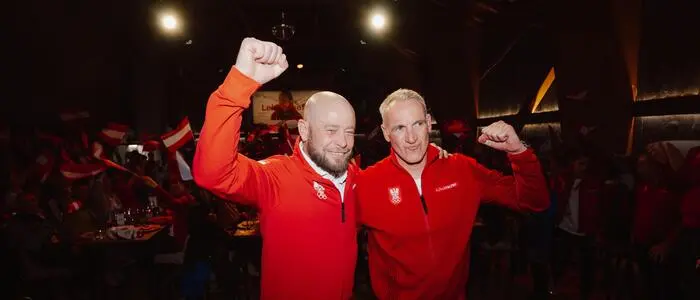 Daniel Mesotitsch (links) mit Christoph Sumann