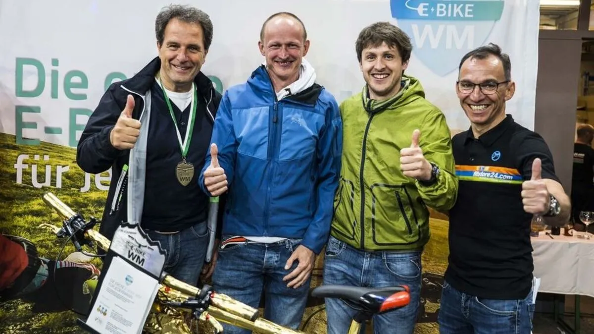 Franz Theurl (Obmann TVB Osttirol), Werner Mitterdorfer (Gründer und Initiator), Markus Mitterdorfer (Gründer und Initiator), Werner Zanier (Fitstore24)