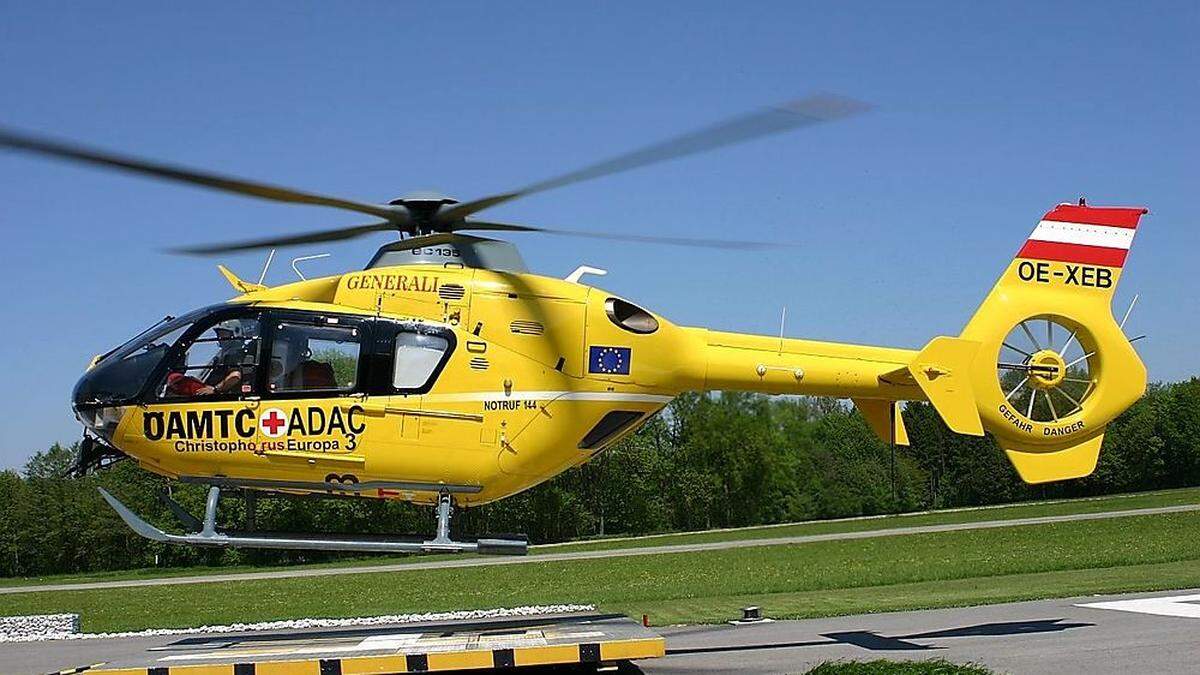 Der Rettungshubschrauber Christophorus Europa 3 musste ausrücken