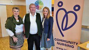 Barbara Rathgeb, Guido Prossegger und Barbara Sterlinger sind die drei neuen Community Nurses für die Stadt Kapfenberg