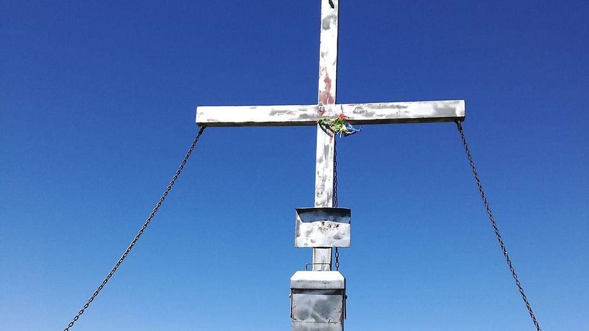 Das Gipfelkreuz am Himmeleck. Auch dorthin führt der Lauf 