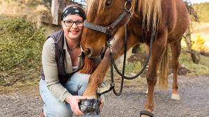 Pferdenärrin Evelin Fischer hat ihr Hobby zum Beruf gemacht
