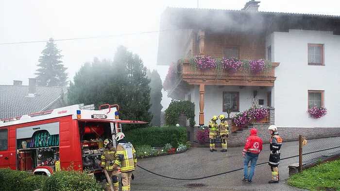 Drei Feuerwehren waren zum Brandort ausgerückt