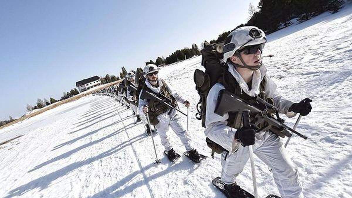 Alpines Training (im Bild Kaderanwärter der Kaserne Straß am Truppenübungsplatz Seetaler Alpen) soll ausgeweitet werden, deshalb plant Heer den Kauf von Pachtflächen