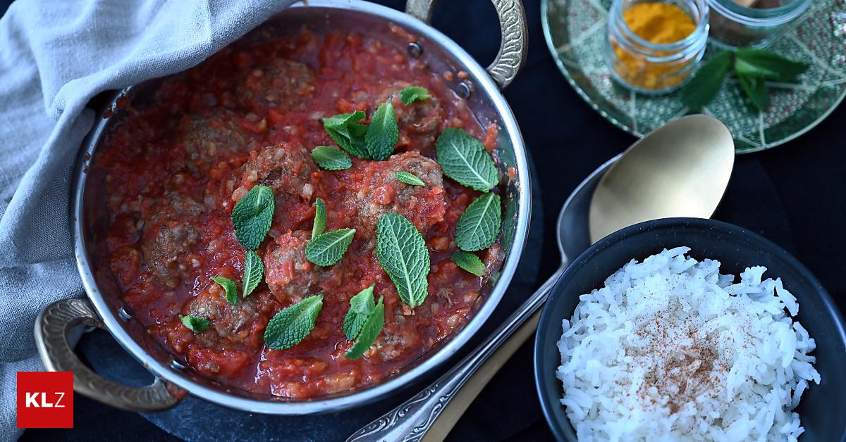 Rezepttipp: Bulgur-Fleischbällchen in Tomatensoße