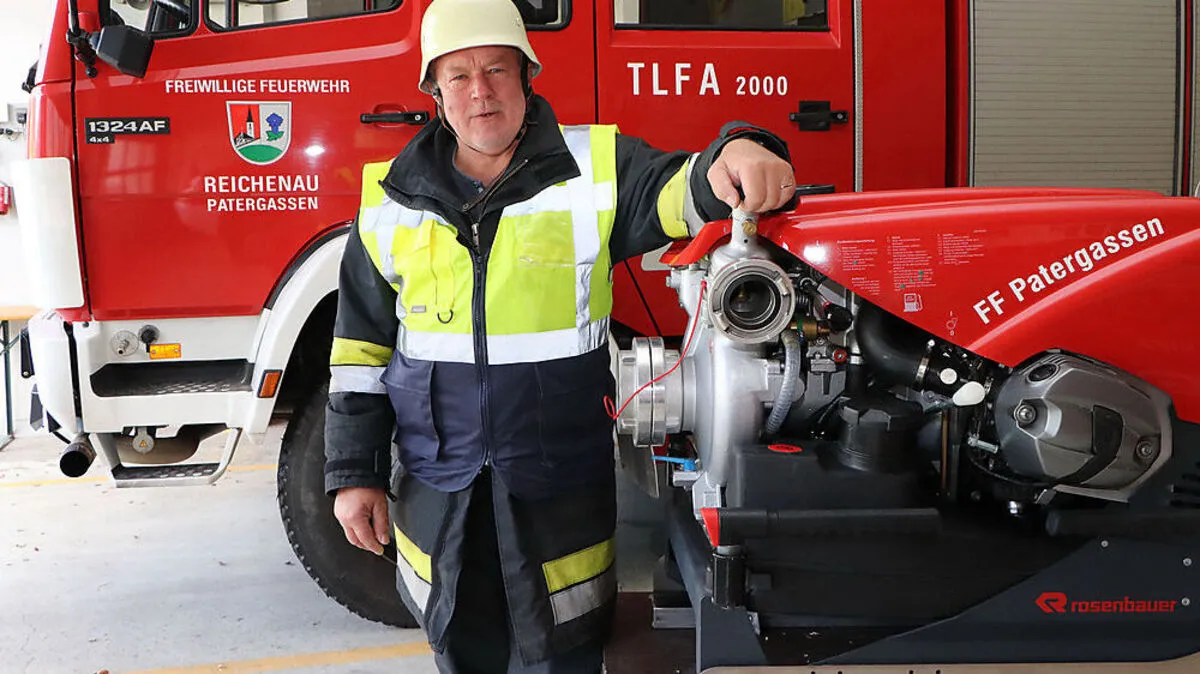 Franz Pertl möchte bis zu seinem 65. Lebensjahr im Feuerwehrdienst bleiben