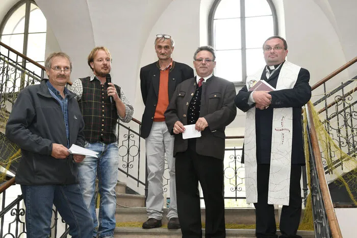 Erteilte den Besuchern und Organisatoren beim Erntedankfest der Millstätter See Fischer und der Angelrunde in der Fischhalle den Segen: Provisor P. Slawomir Czulak.